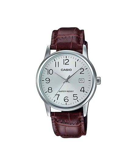relógio masculino casio analógico mtp v002l 7b2udf prateado UNICO