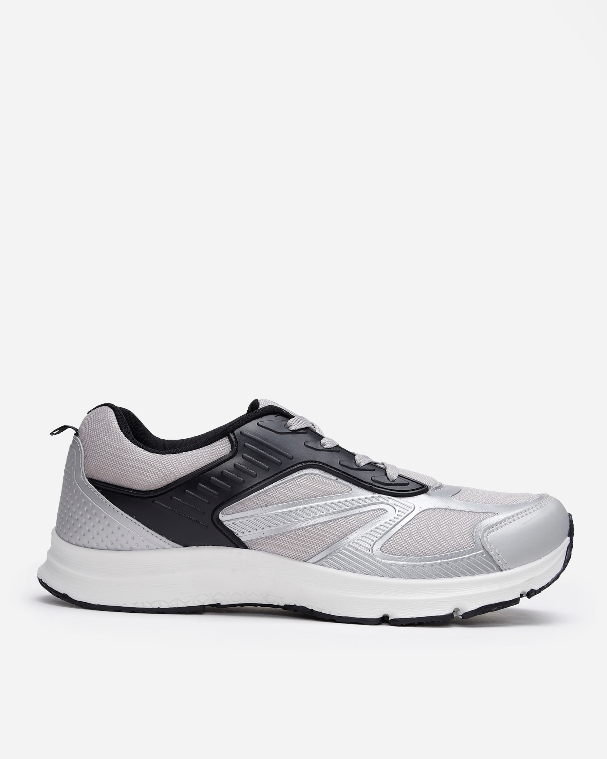 tênis esportivo ace com recortes cinza