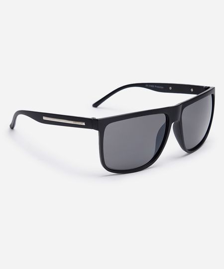 óculos de sol quadrado triton preto UNICO