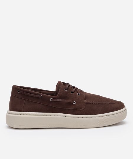 sapato dockside texturizado oneself marrom 43