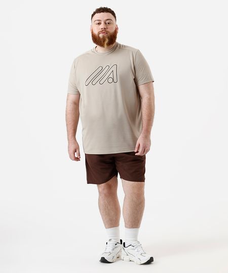 short masculino esportivo ace com nervura plus size marrom GG1 short masculino esportivo ace com nervura plus size marrom GG1