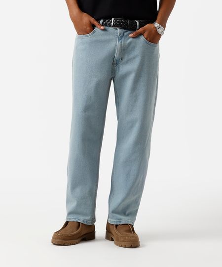 calça reta masculina jeans azul 48 calça reta masculina jeans azul 48