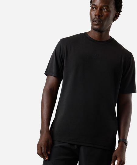 camiseta masculina manga curta ace - preto M