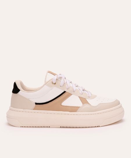 tênis flatform casual ace marrom 34