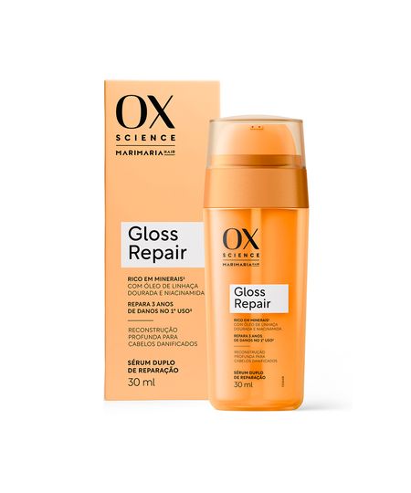 sérum capilar ox science mari maria duplo gloss repair 30ml 30 ML sérum capilar ox science mari maria duplo gloss repair 30ml 30 ML