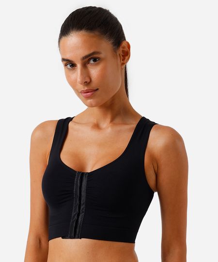 sutiã modelador cropped plié preto G