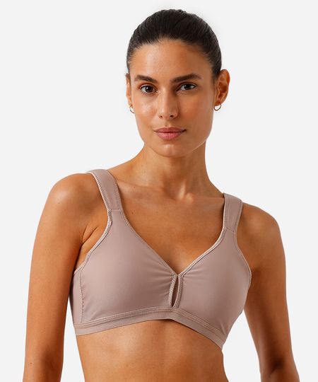 sutiã triângulo demillus bege 48