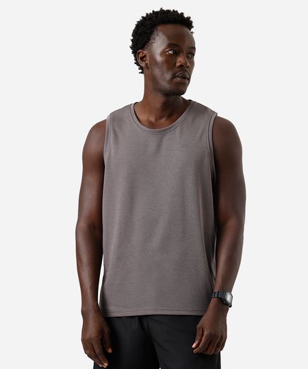 regata comfort masculina de algodão dry ace cinza M