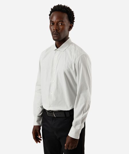 camisa masculina de algodão listrada off white GG camisa masculina de algodão listrada off white GG