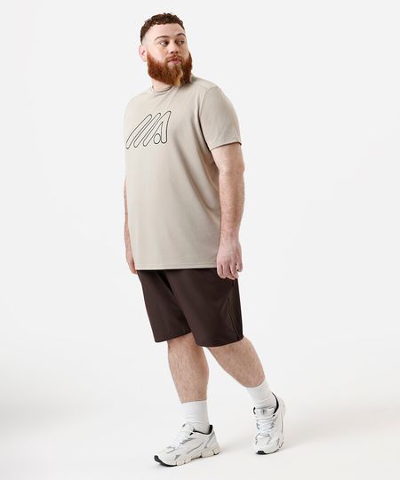 bermuda masculina plus size com elástico esportiva ace marrom GG2 bermuda masculina plus size com elástico esportiva ace marrom GG2