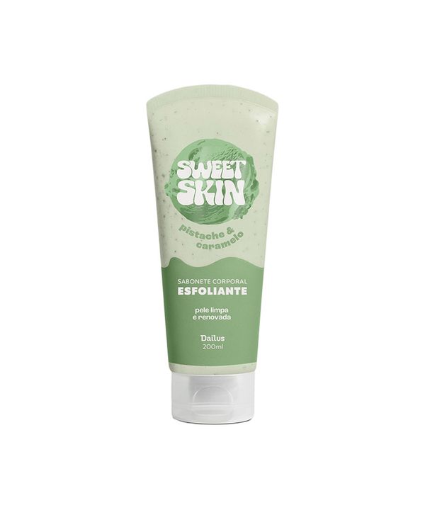 sabonete esfoliante dailus sweet skin mousse de pistache 200ml 200 ML