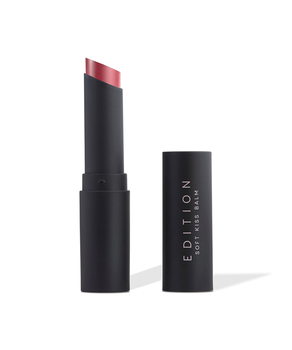 batom océane bálsamo labial soft kiss balm lovely rosa