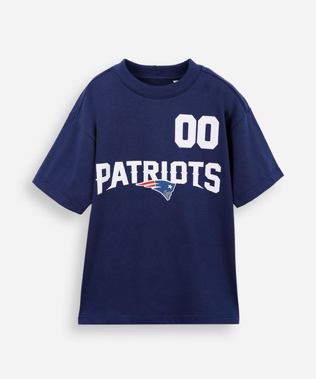 camiseta juvenil nfl patriots azul 4 camiseta juvenil nfl patriots azul 4