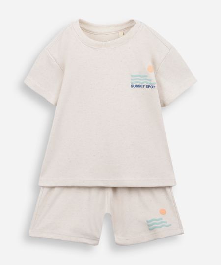 conjunto malha sunset spot bege 3 conjunto malha sunset spot bege 3