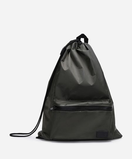 mochila saco com bolso esportiva ace verde UNICO