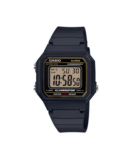 relógio masculino casio digital w 217h 9avdf preto Único relógio masculino casio digital w 217h 9avdf preto Único