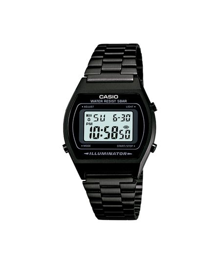 relógio feminino casio digital b640wb 1adf preto Único relógio feminino casio digital b640wb 1adf preto Único