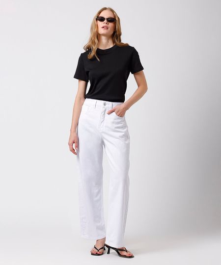 calça de sarja copenhagen petit mais curta mindset - branco 34 calça de sarja copenhagen petit mais curta mindset - branco 34