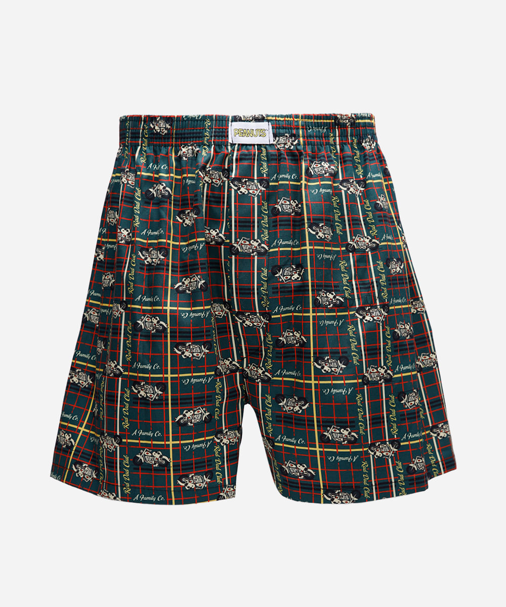 cueca samba cançao de algodão snoopy verde