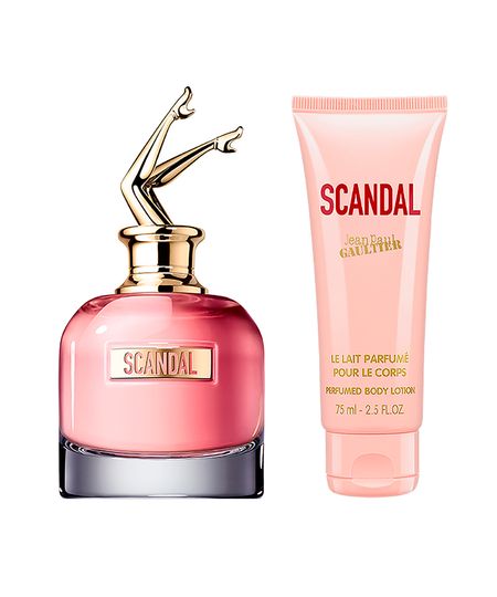 kit perfume feminino jean paul gaultier scandal eau de parfum 50ml e creme corporal perfumed 75ml UNICO kit perfume feminino jean paul gaultier scandal eau de parfum 50ml e creme corporal perfumed 75ml UNICO