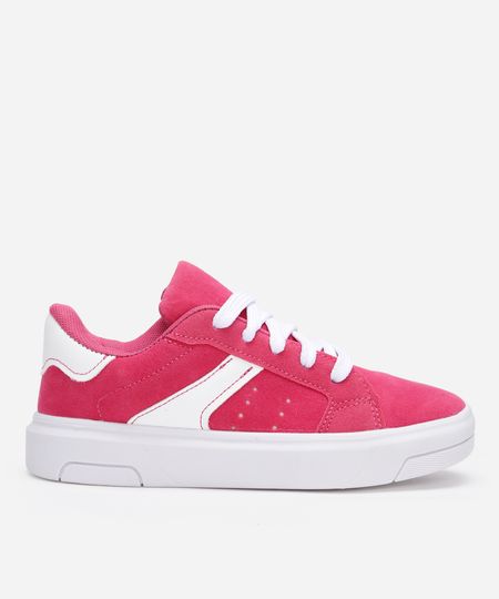 tênis infantil com recortes texturizado ace rosa 31 tênis infantil com recortes texturizado ace rosa 31
