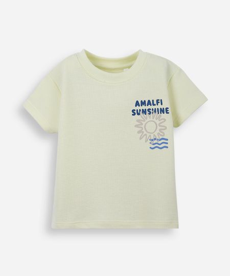 camiseta infantil manga curta almafi sunset texturizada verde 2 camiseta infantil manga curta almafi sunset texturizada verde 2