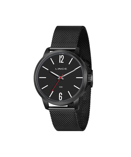 relógio masculino lince analógico mrn4838l44 p2px preto UNICO