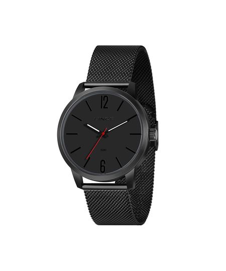 relógio masculino lince analógico mrn4837l44 p2px preto UNICO relógio masculino lince analógico mrn4837l44 p2px preto UNICO