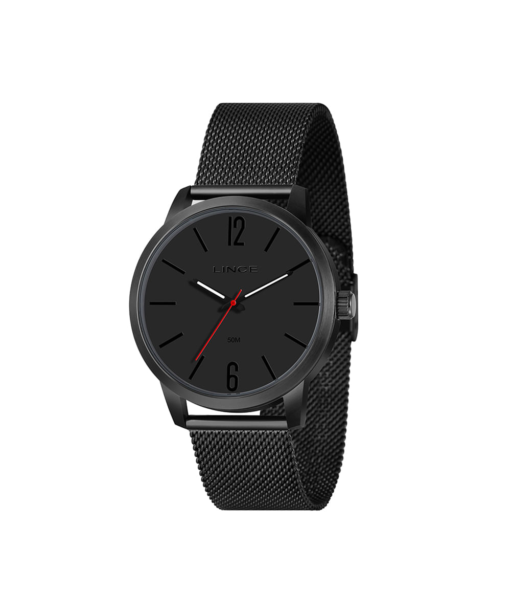 relógio masculino lince analógico mrn4837l44 p2px preto