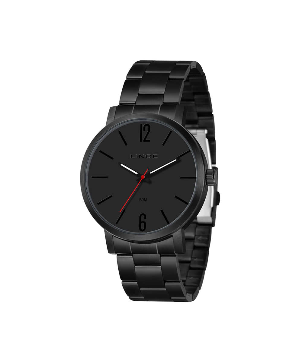 relógio masculino lince analógico mrn4835l46 p2px preto