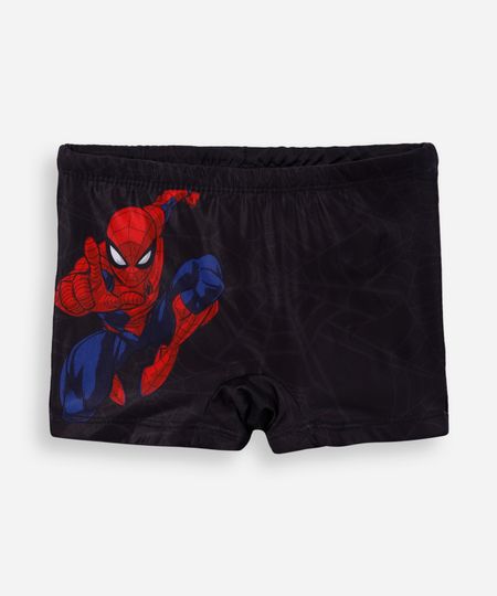 sunga boxer infantil homem aranha preta 6 sunga boxer infantil homem aranha preta 6