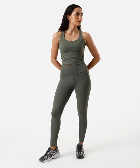 calça legging feminina esportiva ace com bolso verde P calça legging feminina esportiva ace com bolso verde P