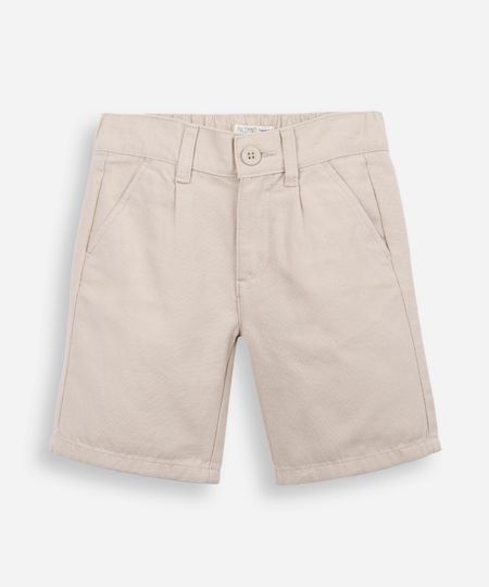 bermuda de sarja infantil bolsos chino bege 6 bermuda de sarja infantil bolsos chino bege 6