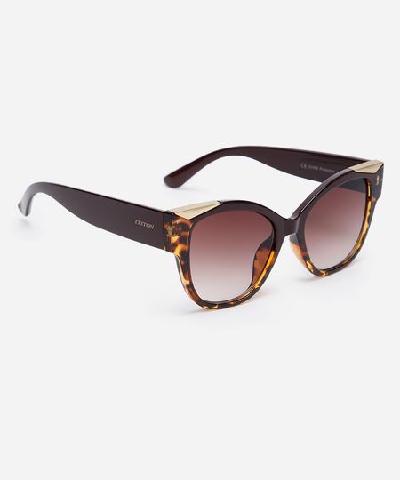 óculos de sol gatinho tartaruga triton colorido UNICO óculos de sol gatinho tartaruga triton colorido UNICO