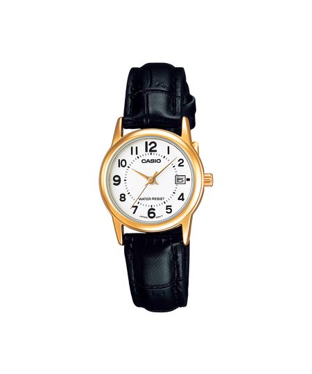 relógio masculino casio analógico ltp v002gl 7budf dourado UNICO