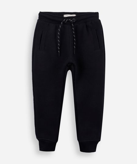 calça de moletom infantil com cordão preta 1 calça de moletom infantil com cordão preta 1