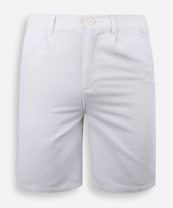 bermuda juvenil reta com bolso off white 14