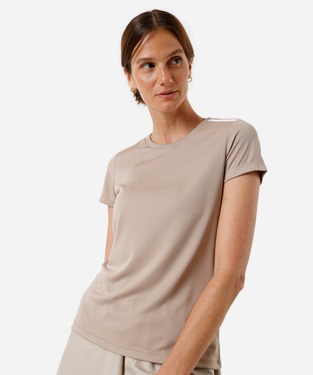 camiseta feminina esportiva ace com listras roxa P camiseta feminina esportiva ace com listras roxa P