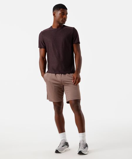 bermuda masculina esportiva ace texturizada marrom M bermuda masculina esportiva ace texturizada marrom M