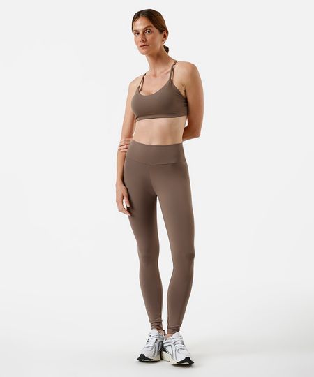 calça legging feminina esportiva marrom P calça legging feminina esportiva marrom P