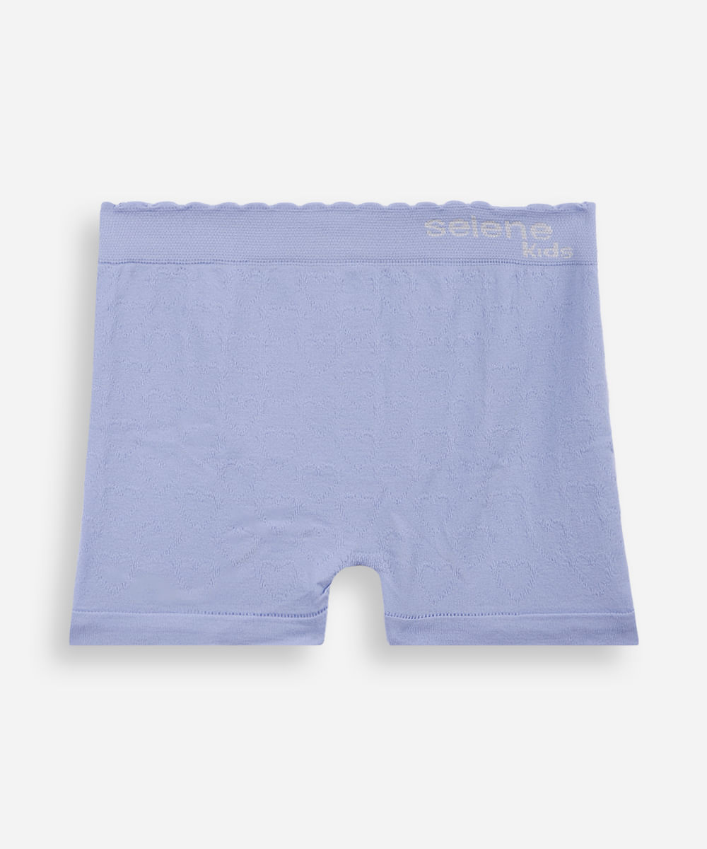 calcinha boyshort infantil selene lilás