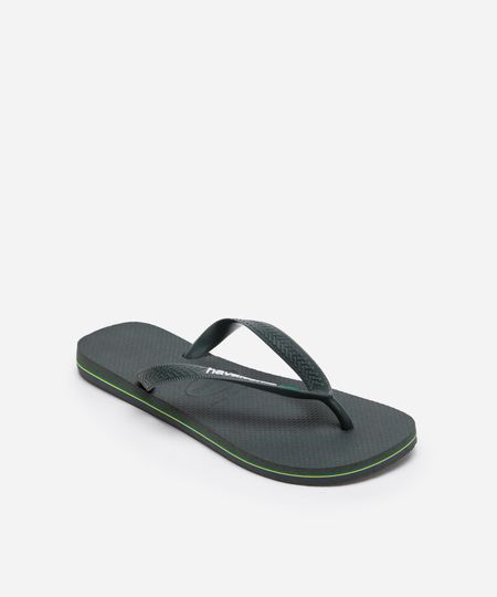 chinelo havaianas masculino brasil verde 41-42