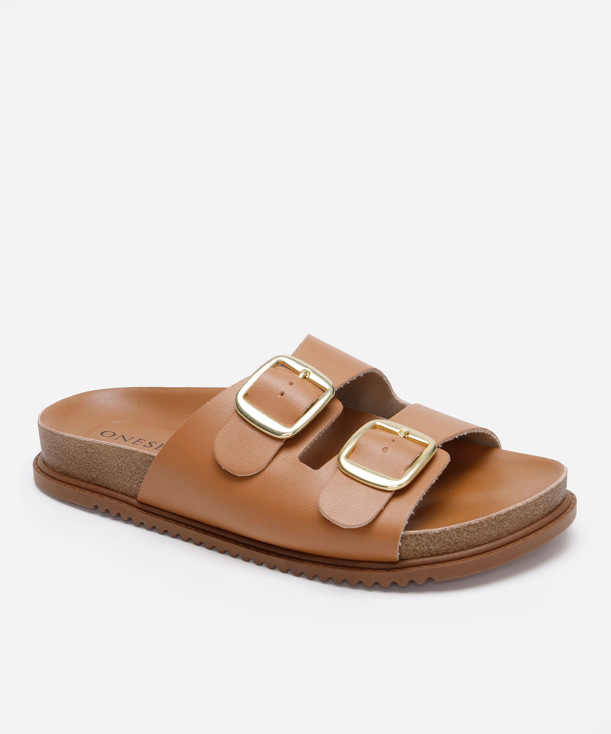 papete com fivelas oneself marrom