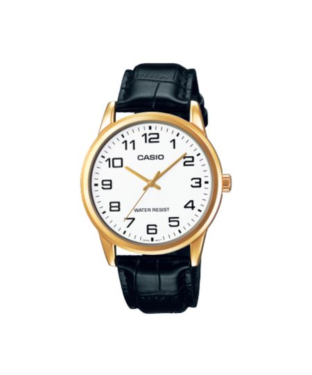 relógio masculino casio analógico mtp v001gl 7budf dourado UNICO