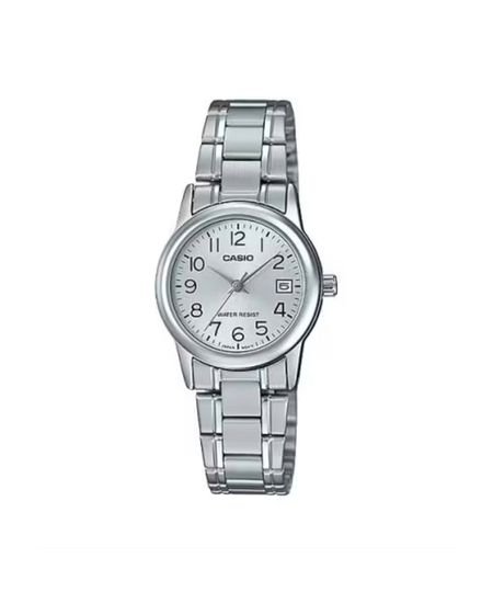 relógio feminino casio analógico ltp v002d 7budf prateado UNICO