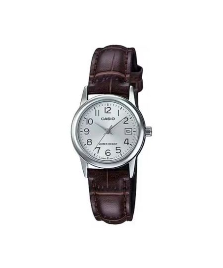 relógio feminino casio analógico ltp v002l 7b2udf prateado UNICO