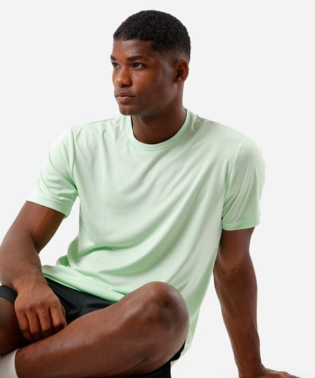 camiseta masculina esportiva ace manga curta verde M