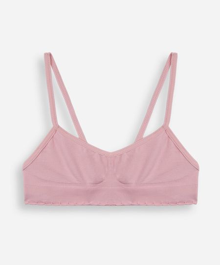 sutiã faixa infantil selene rosa G