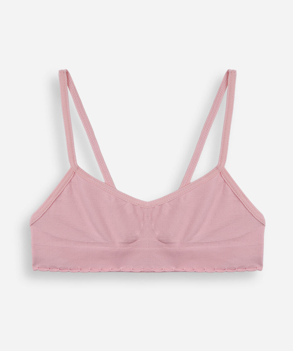 sutiã faixa infantil selene rosa