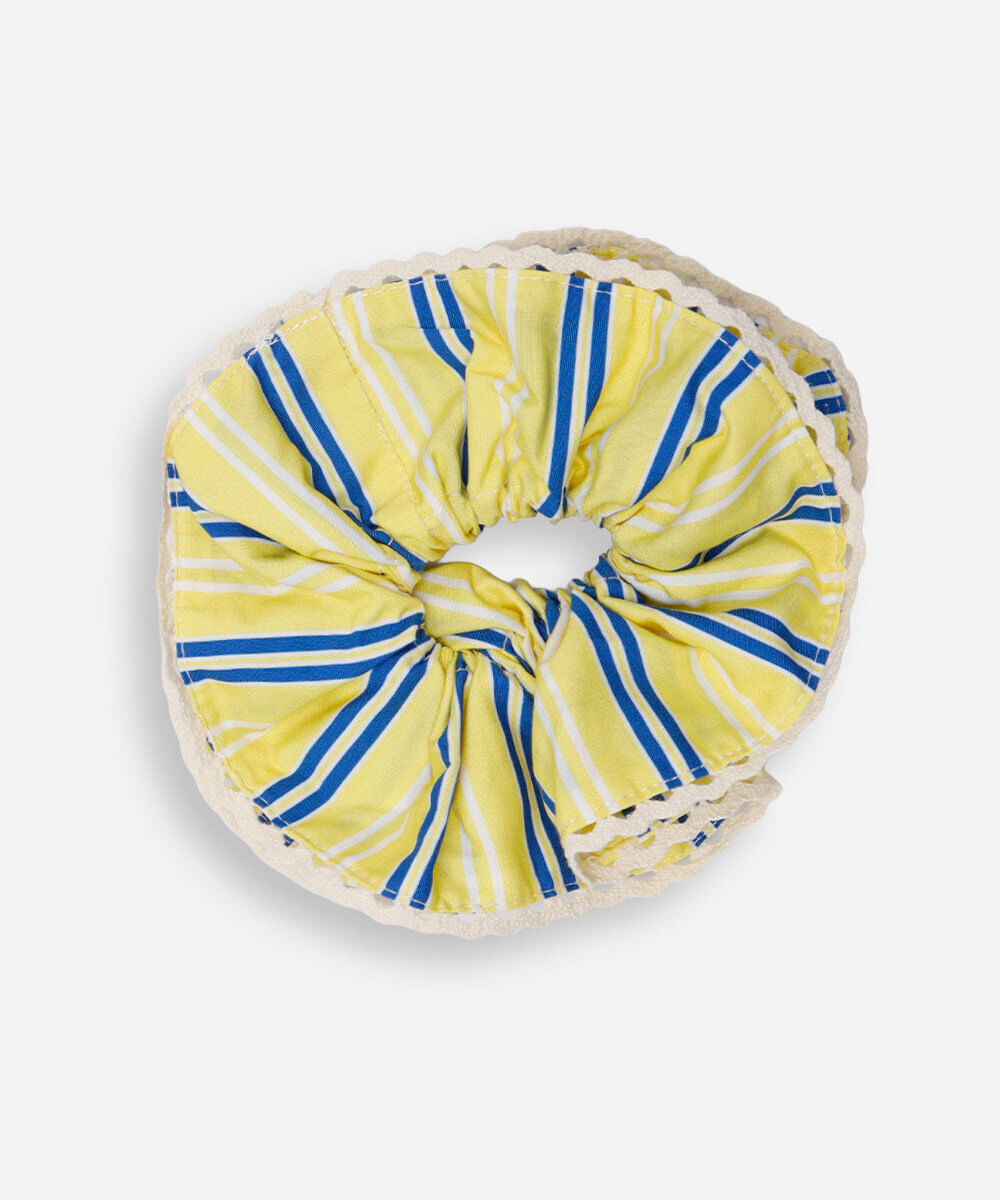 elástico de cabelo srunchie listrado colorido elástico de cabelo srunchie listrado colorido